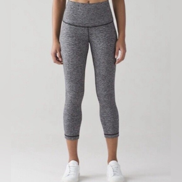 Lululemon Wunder Under Yoga Pant Gray Size 4 - Picture 1 of 11